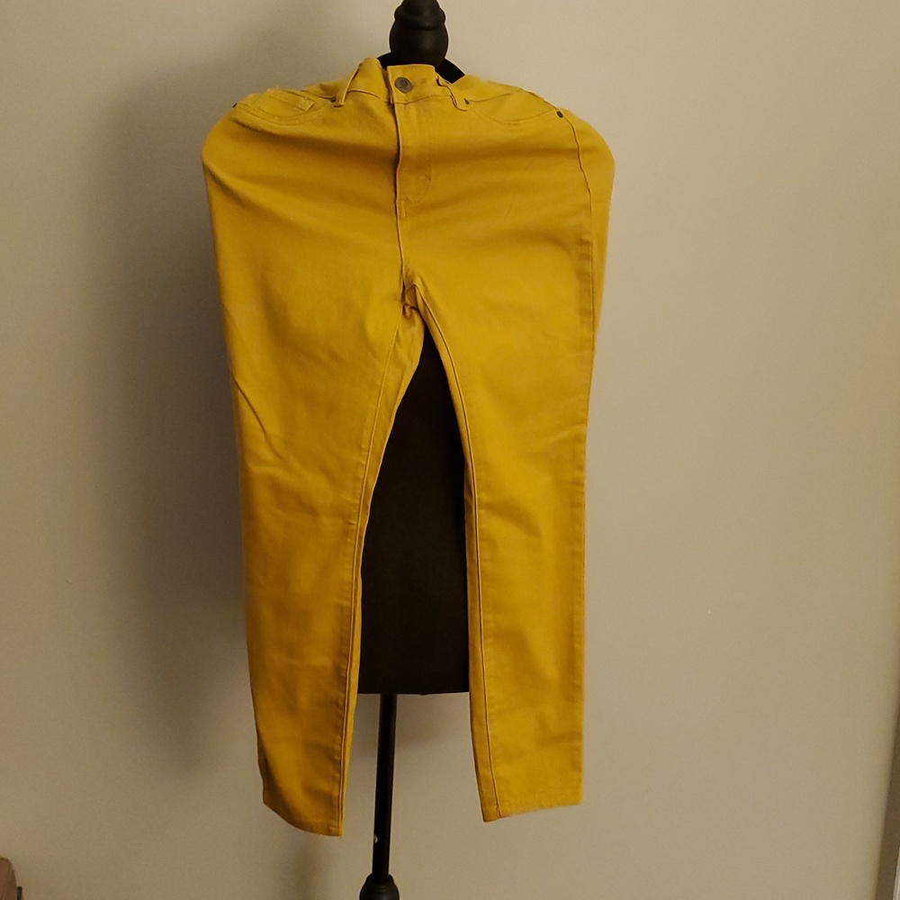 d. jeans Women's Mustard Skinny Jeans